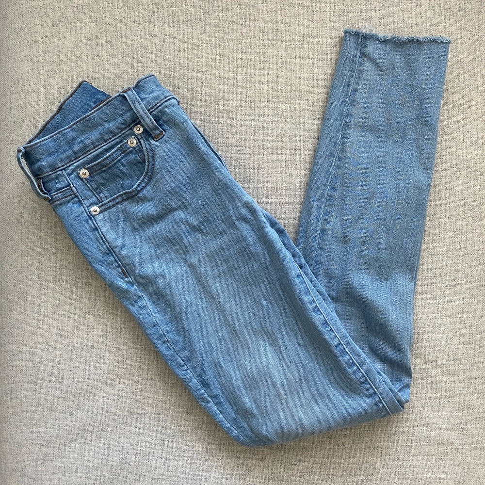 J. Crew J.Crew Size 24 high waisted skinny jeans